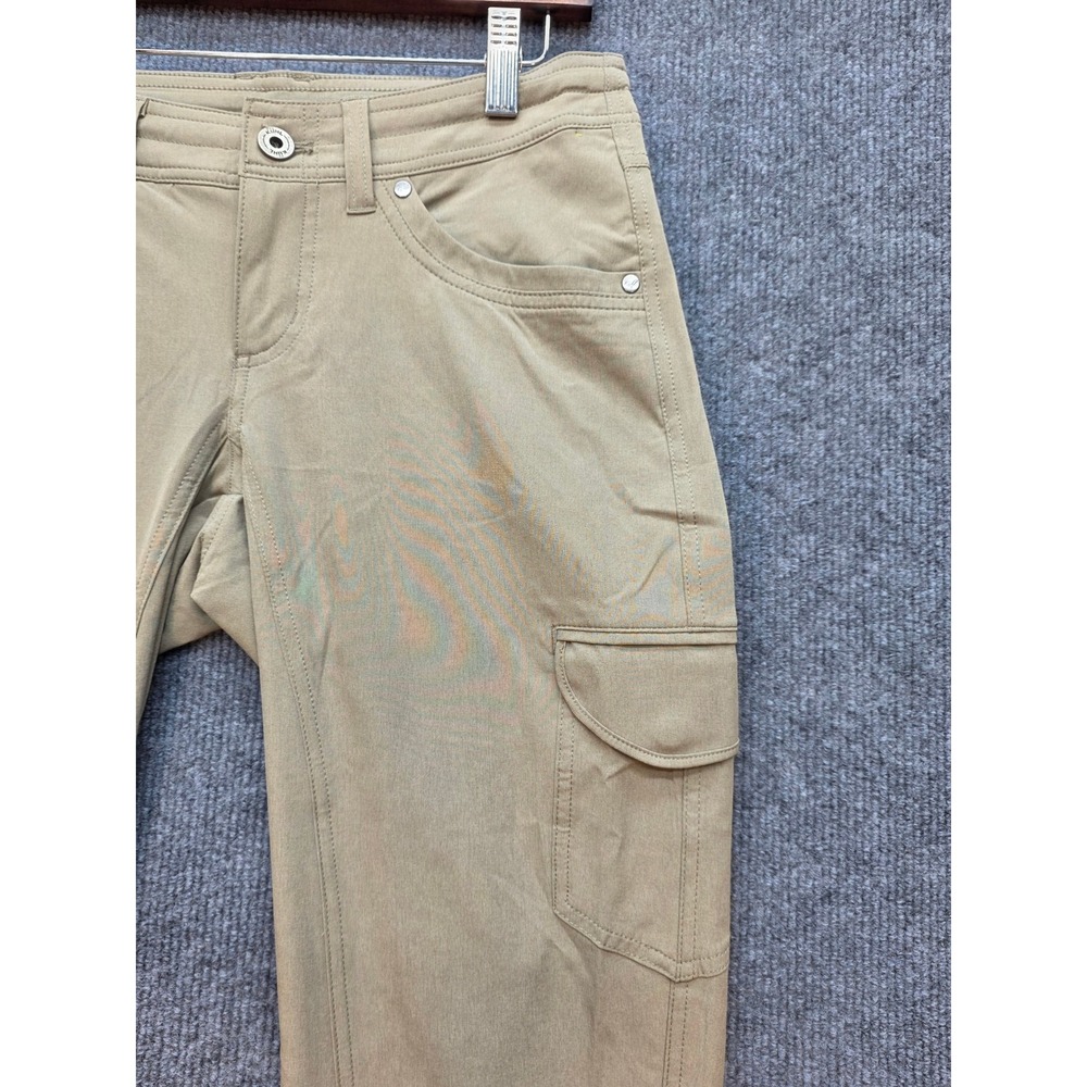 KUHL Splash Roll-Up Cargo Pants Womens 4 Regular Khaki Excellent Hiking Utility - Picture 4 of 15